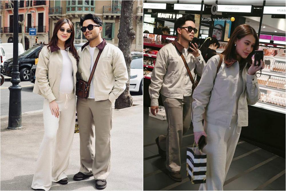8 Potret Aaliyah Massaid dan Thariq Halilintar Babymoon ke Barcelona