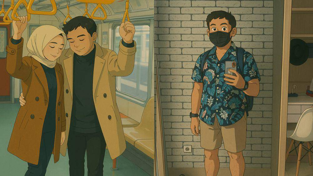 contoh hasil ilustrasi Ghibli dari foto (dok. Pribadi/Mito Rudito)