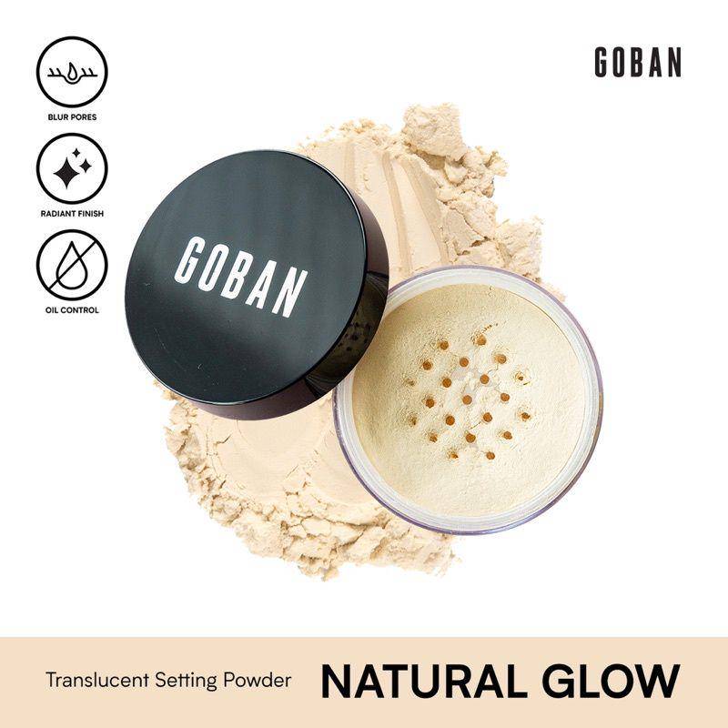 GOBAN - Translucent Setting Powder (shopee.co.id/Goban Cosmetics Official Shop)