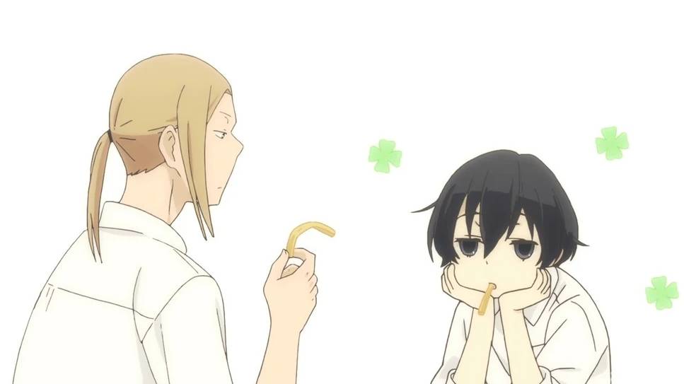 cuplikan dari anime Tanaka-kun is Always Listless (2016) (dok. SILVER LINK.)