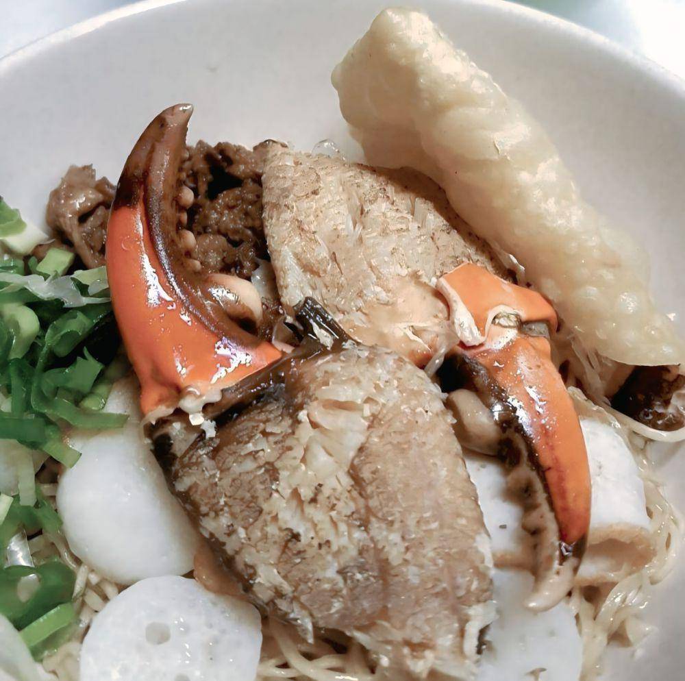 potret hidangan bakmi kepiting di Kedai Kopi Uncle Cun (instagram.com/unclecun)