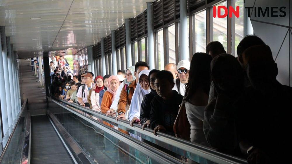 Arus Balik, Ribuan Pemudik Mulai Sampai di Stasiun Bandung