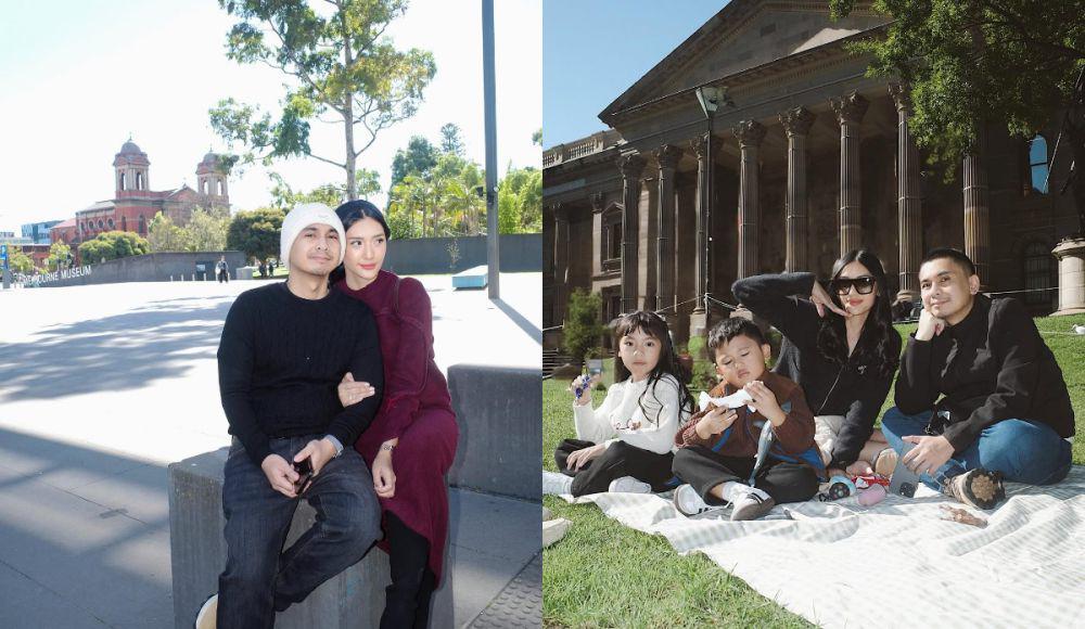 7 Potret Keseruan Liburan Keluarga Raditya Dika di Australia