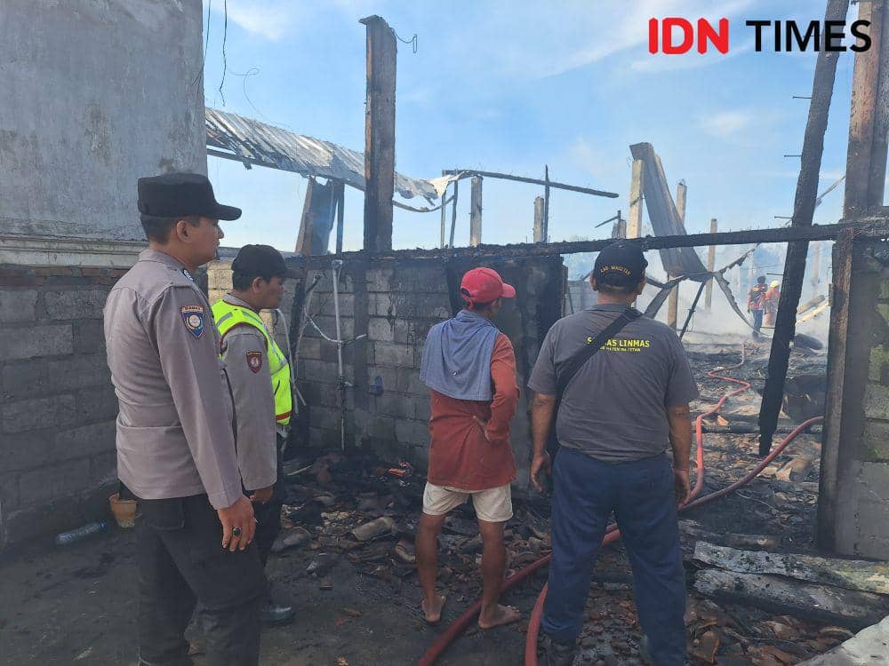 Kandang ayam milik Karmanto di Desa Lembeyan Wetan, Kecamatan Lembeyan, Kabupaten Magetan ludes terbakar. IDN Times/ Riyanto.