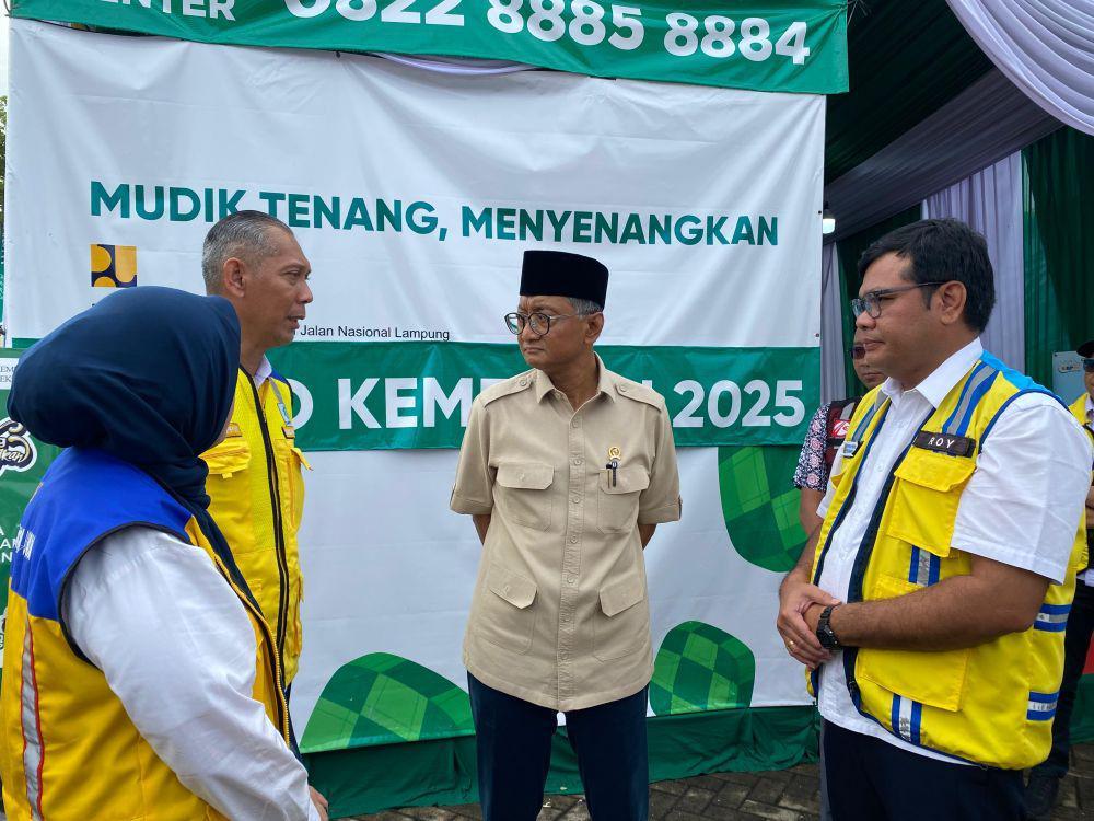Cek Kemantapan Jalan Arus Balik Lampung, Menteri PU: Sudah 94 Persen