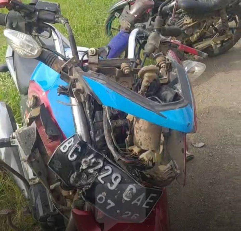 (Kondisi kendaraan yang terlibat kecelakaan di Jalan Sekayu-Lubuk Linggau) IDN Times/istimewa