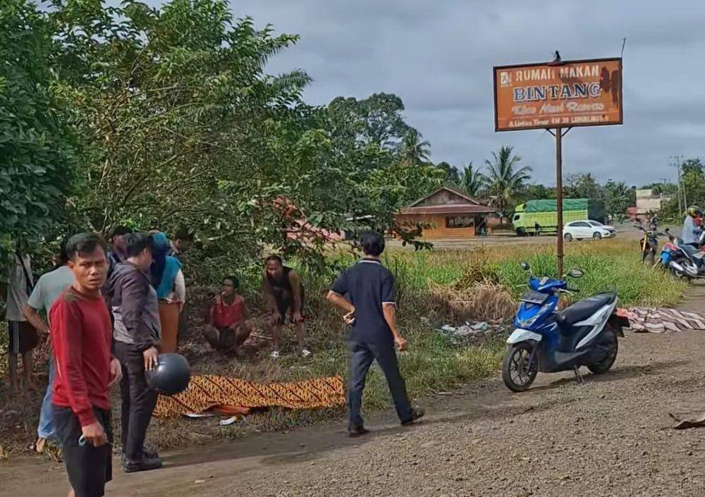 (Kondisi kedua korban kecelakaan di Jalan Lintas Sekayu-Lubuk Linggau) IDN Times/istimewa