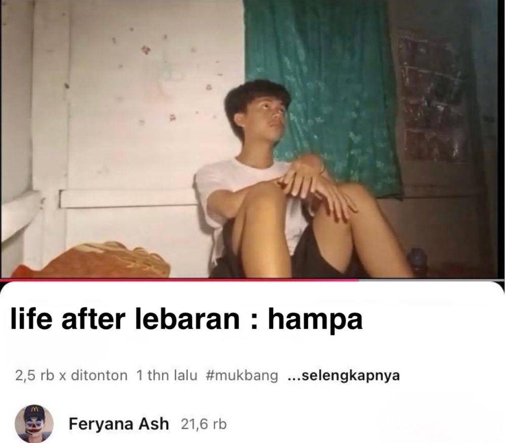 Meme Life After Lebaran (x.com/adityajuliannn)