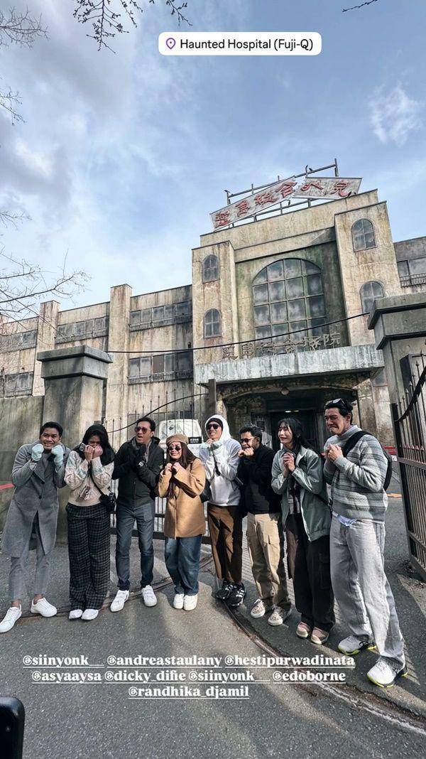 Andre Taulany dan geng artis ke Jepang (Instagram.com/taulany_tv)