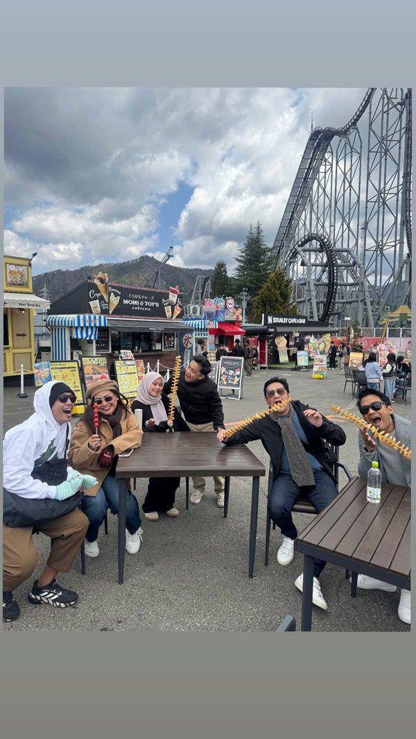 Andre Taulany dan geng artis ke Jepang (Instagram.com/taulany_tv)