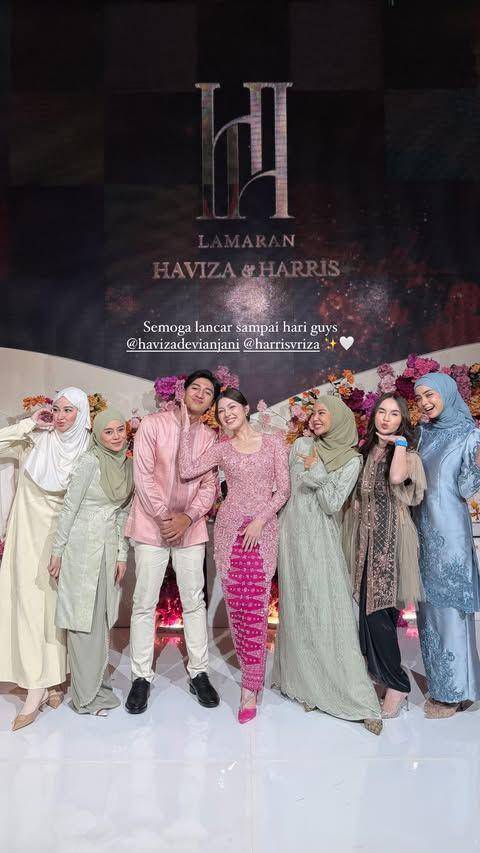 tamu artis di acara lamaran Harris Vriza (instagram.com/aanstory)