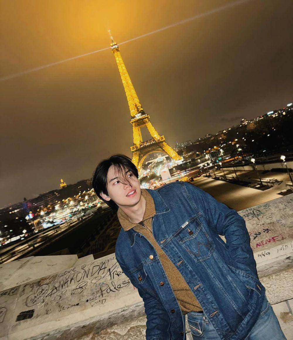 OOTD layering dengan denim jacket ala Yin Anan Wong (instagram.com/yinyin_anw)