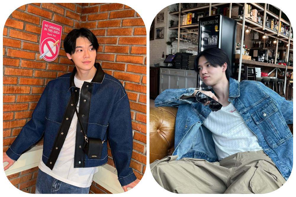 7 Ide OOTD Layering dengan Denim Jacket ala Yin Anan Wong, Gak Boring!