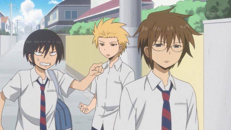 cuplikan dari anime Daily Lives of High School Boys (2012) (dok. Sunrise)