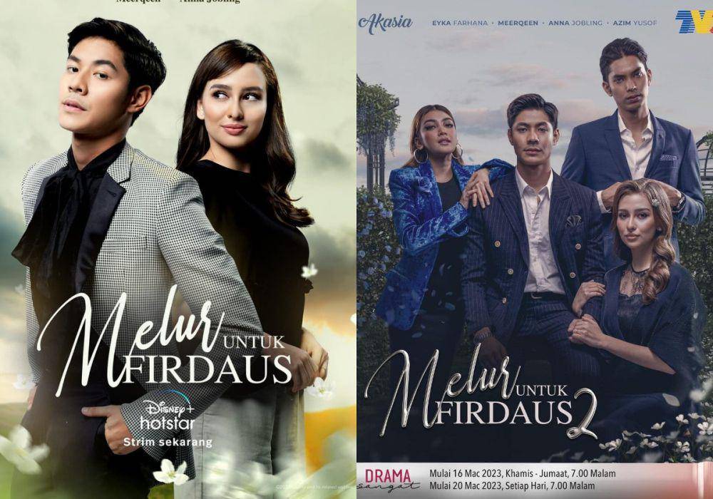kolase poster serial drama Melur Untuk Firdaus (instagram.com/meluruntukfirdaus.official | instagram.com/meluruntukfirdaus.official)