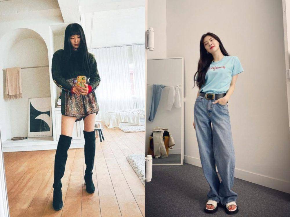 inspirasi OOTD hangout Lee Sun Bin (instagram.com/sunbin_eyesmag)
