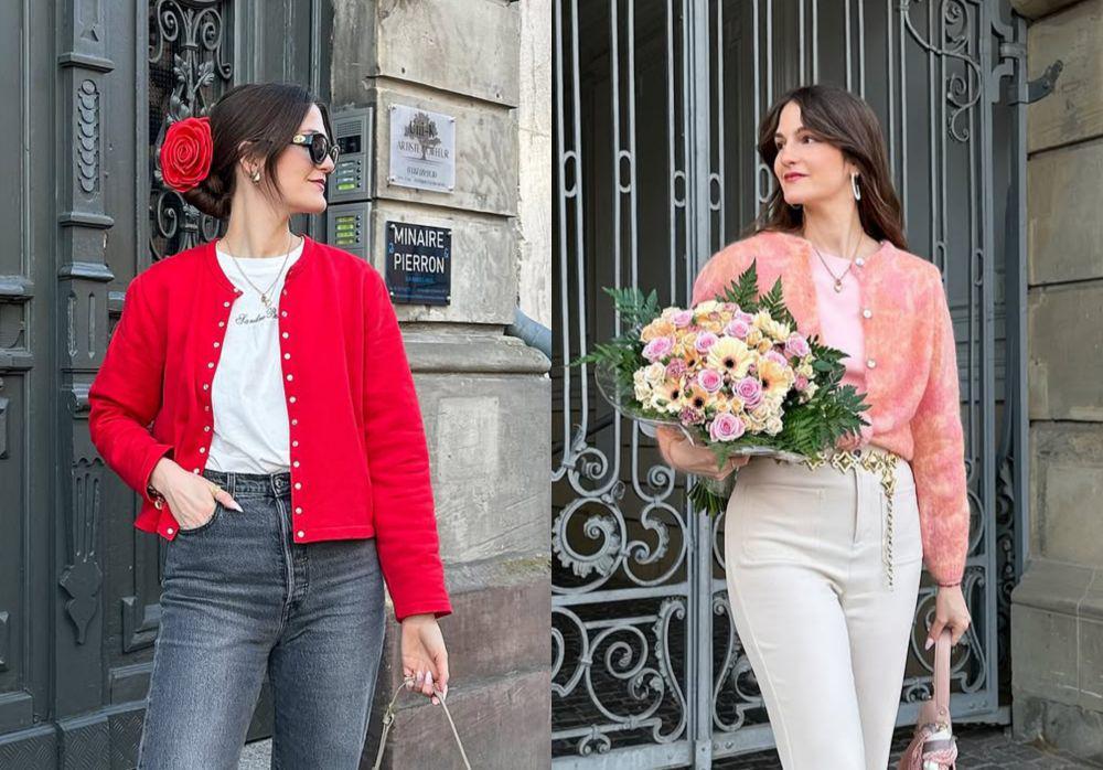 10 Ide Outfit Pakai Kardigan ala Catherine Vilhem