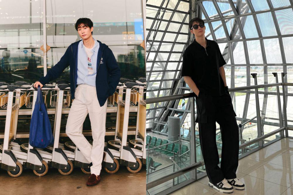 7 Ide Outfit Airport Style ala Aktor Force Jiratchapong, Runway Ready!