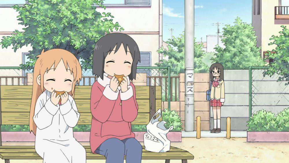 cuplikan dari anime Nichijou: My Ordinary Life (2011) (dok. Kyoto Animation)