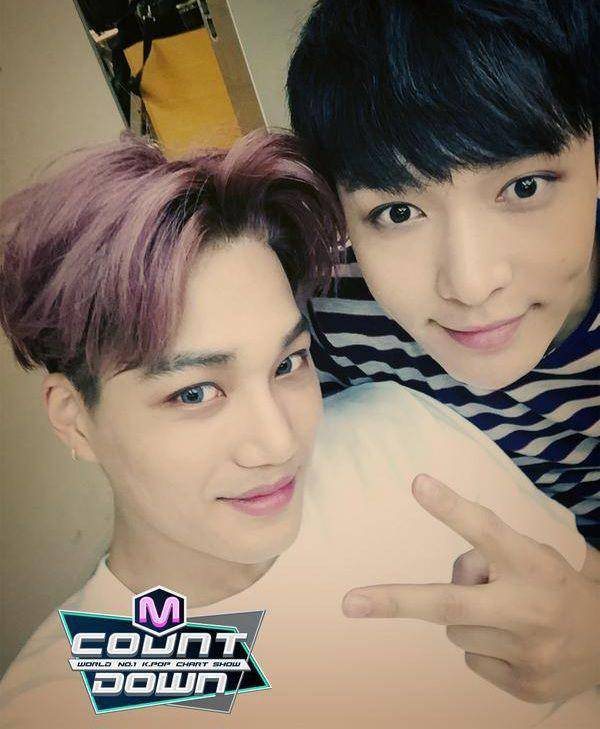 Kai dan Lay EXO (dok. Mnet/M Countdown)