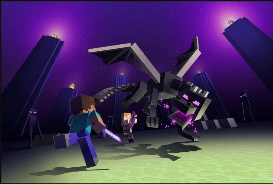 Steve dan Ender Dragon.jpg