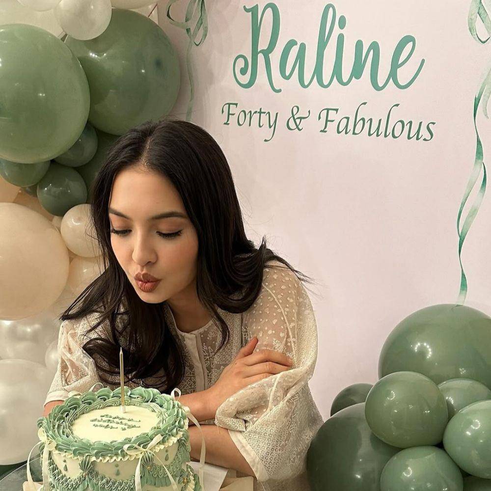 Ulang tahun Raline Shah ke-40 (instagram.com/ralineshah)