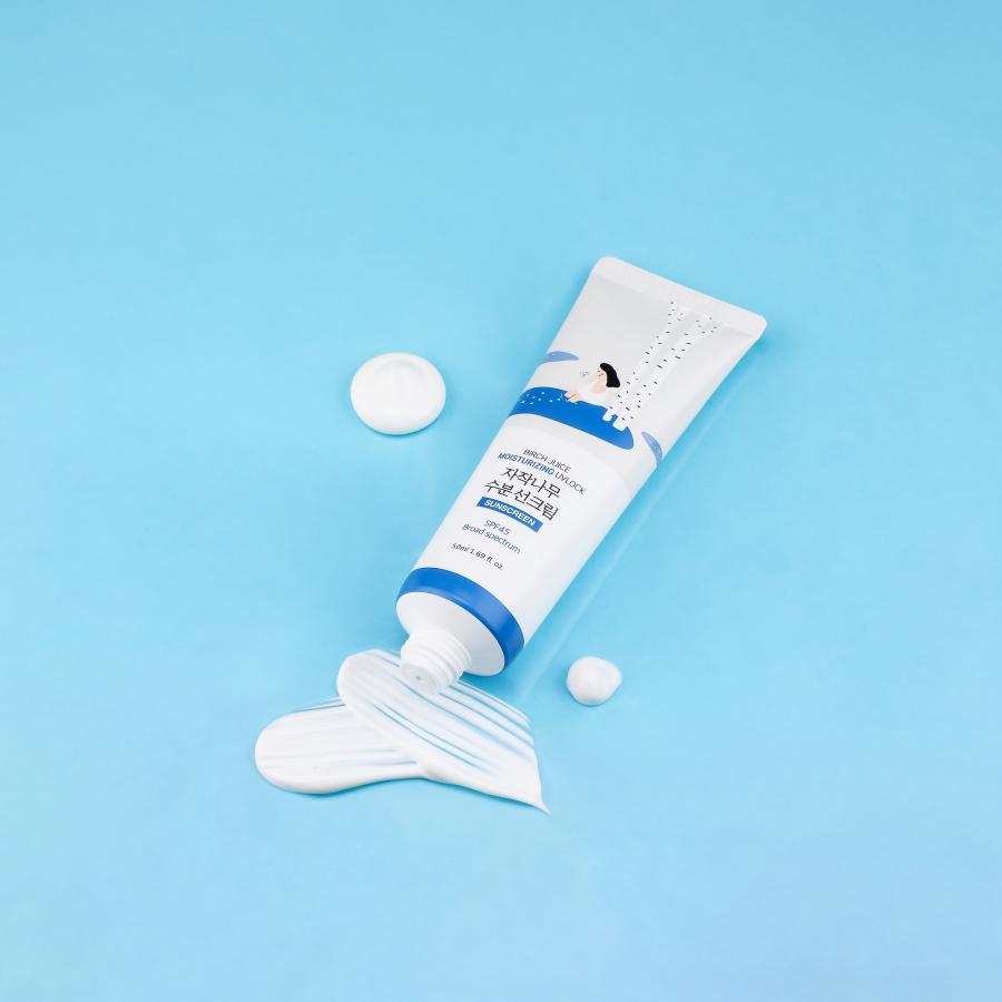 Round Lab Birch Moisturizing Sunscreen UVLock SPF 45+ Broad Spectrum (roundlab.com)