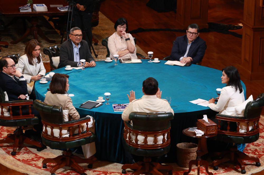 Prabowo Diwawancarai 7 Jurnalis Senior, Ini Topik-Topik yang Dibahas