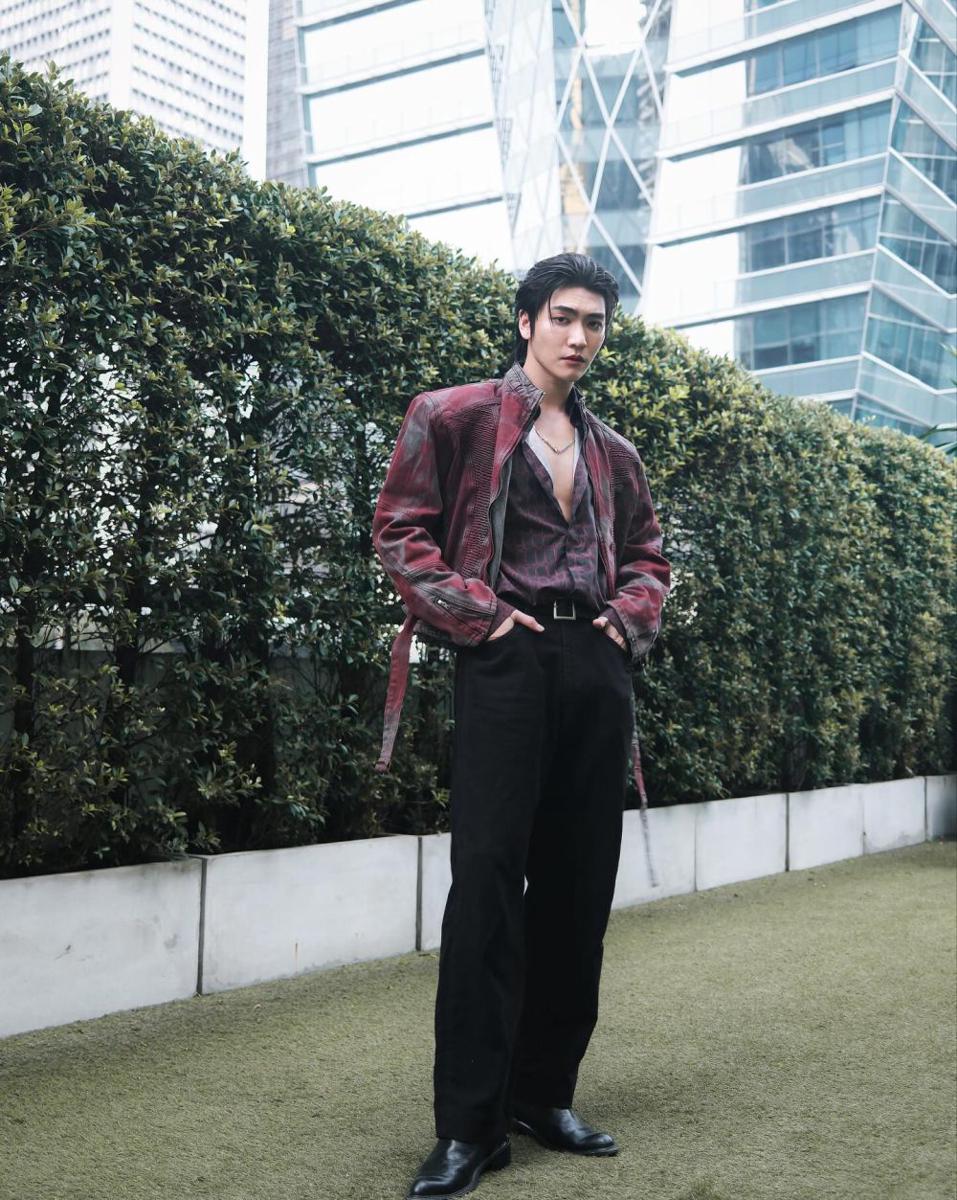 outfit layering ala Boss Chaikamon (instagram.com/boss.ckm)