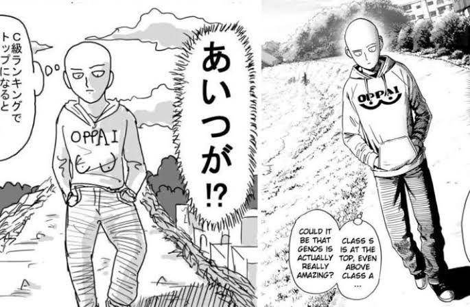 Cuplikan karakter Saitama di manga One Punch Man (dok. Shueisha/ One Punch Man)