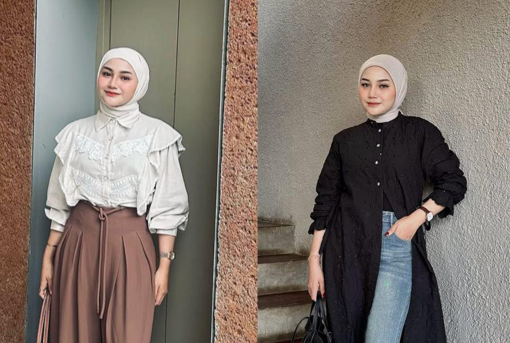 8 Ide Smart Casual Outfit ala Syafitri Hafiza, Simple Chic!