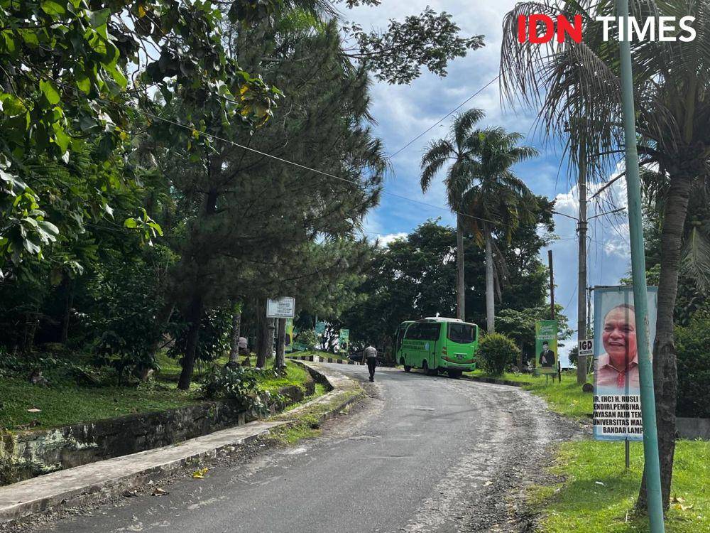 Universitas Malahayati, Bandar Lampung, Senin (7/4/2025). (IDN Times/Tama Yudha Wiguna).