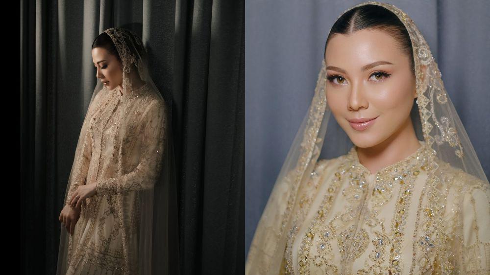 7 Gaya Haviza Devi Anjani di Pengajian Jelang Pernikahan, Glamor!