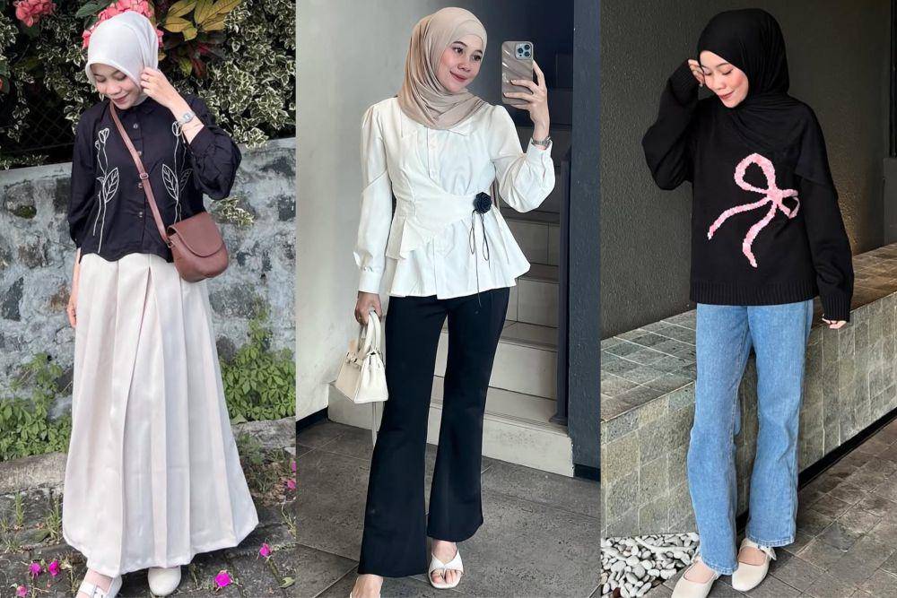 potret ide OOTD kasual yang playful and girly ala Nabillah Mei (instagram.com/nabillahmeii)