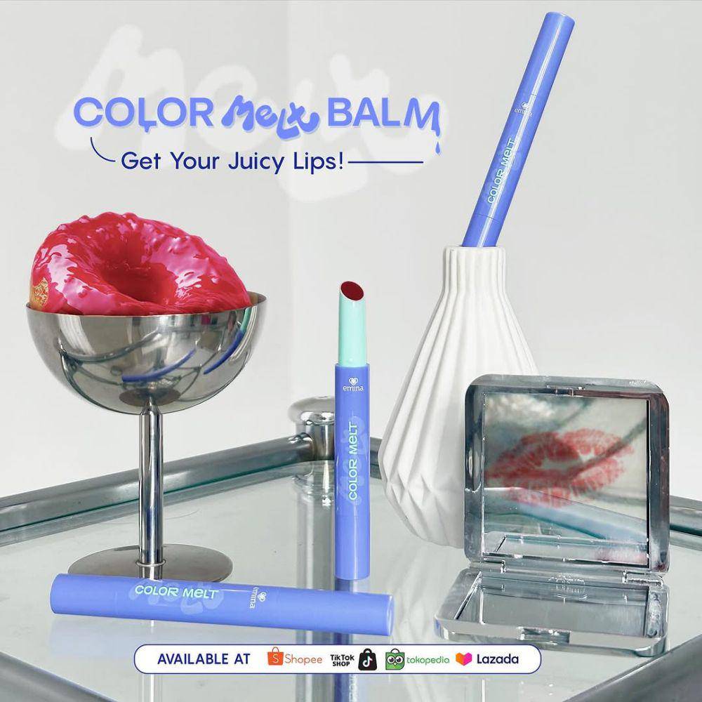 Emina Hyalupeptide Color Melt Balm. (instagram.com/eminacosmetics)