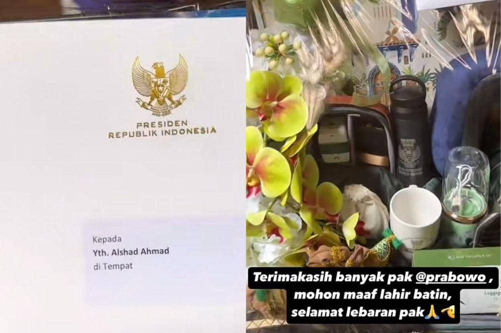 Artis dapat hampers Lebaran dari Presiden Prabowo (instagram.com/alshadahmad)