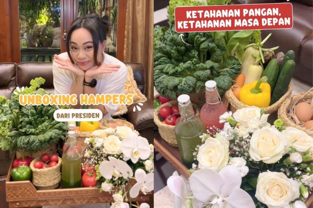 Artis dapat hampers Lebaran dari Presiden Prabowo (tiktok.com/@zita.anjani)