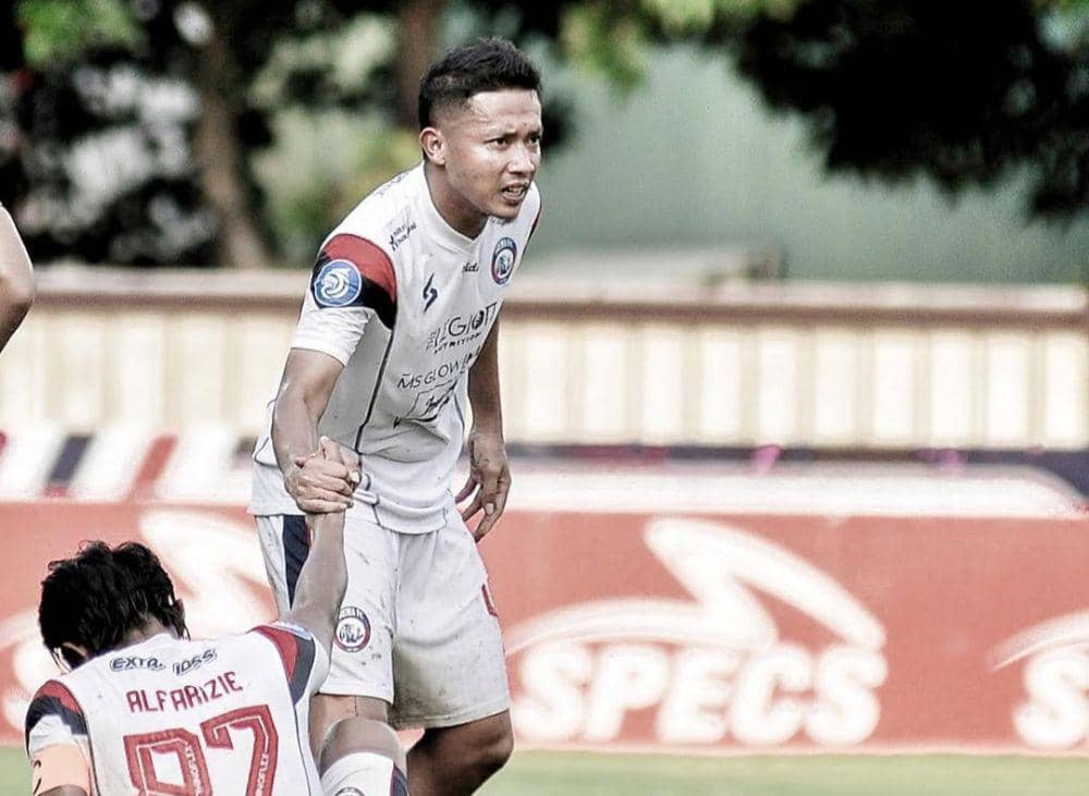 Pemain Arema FC, Dendi Santoso. (Instagram/dendisantoso)