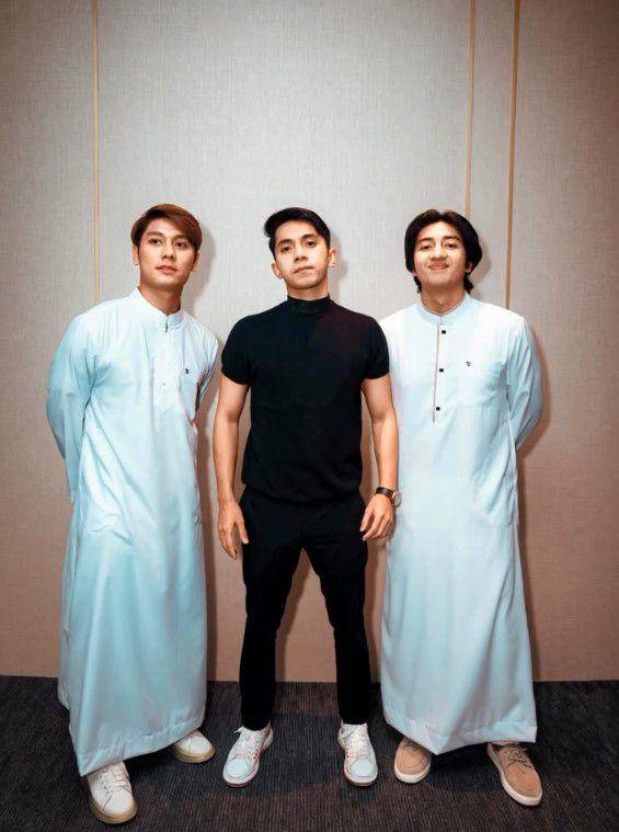 persahabatan Harris Vriza, Rizky Billar, dan Adi Sky (instagram.com/adisky99)