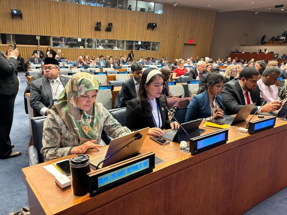 Wamen BKKBN Isyana Pamer Program MBG di Sidang CPD PBB New York