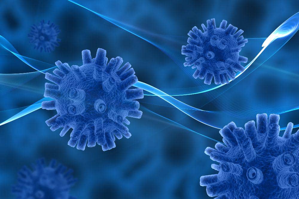 ilustrasi virus (freepik.com/kjpargeter)