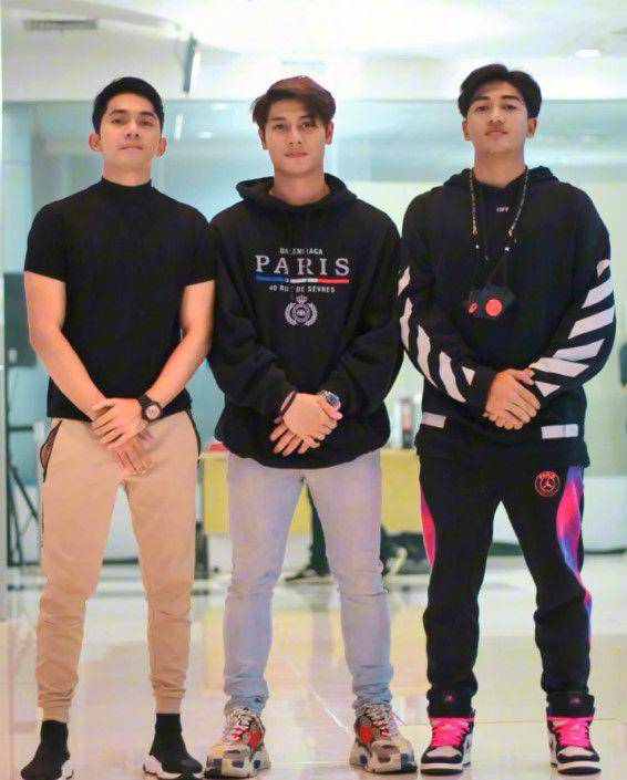 persahabatan Harris Vriza, Rizky Billar, dan Adi Sky (instagram.com/adisky99)