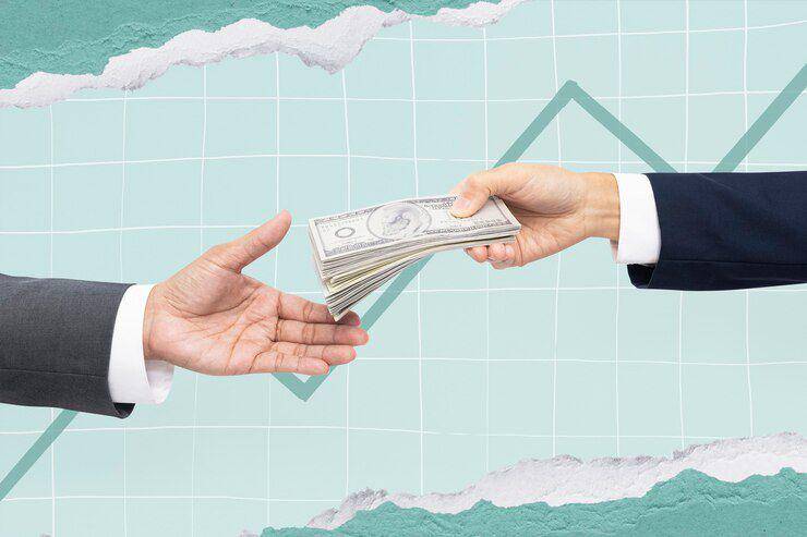 ilustrasi menggunakan uang utang untuk berinvestasi (freepik.com/rawpixels)