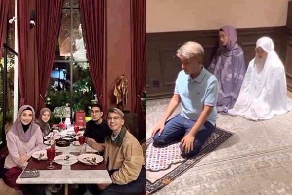 7 Potret Ruben Onsu dan Desy Ratnasari Buka Puasa Syawal Bersama