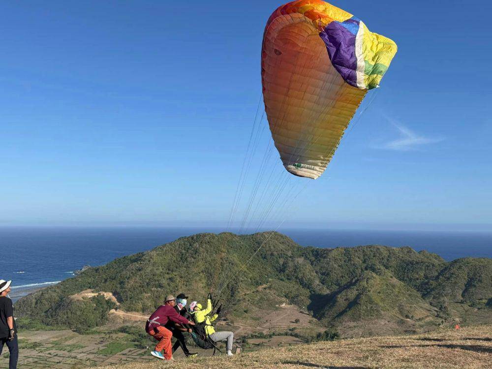Kejuaraan dunia paralayang tahun 2024 di Sky Lancing Lombok Tengah. (dok. Istimewa)