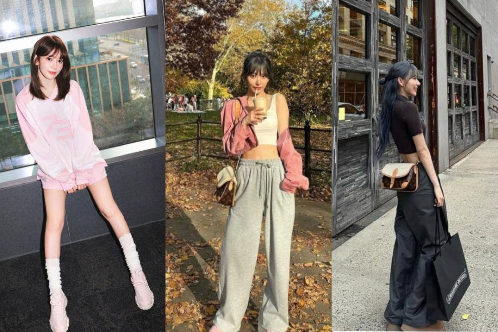 9 Inspirasi Gaya Kasual Minimalis ala Sakura LE SSERAFIM, Stylish!