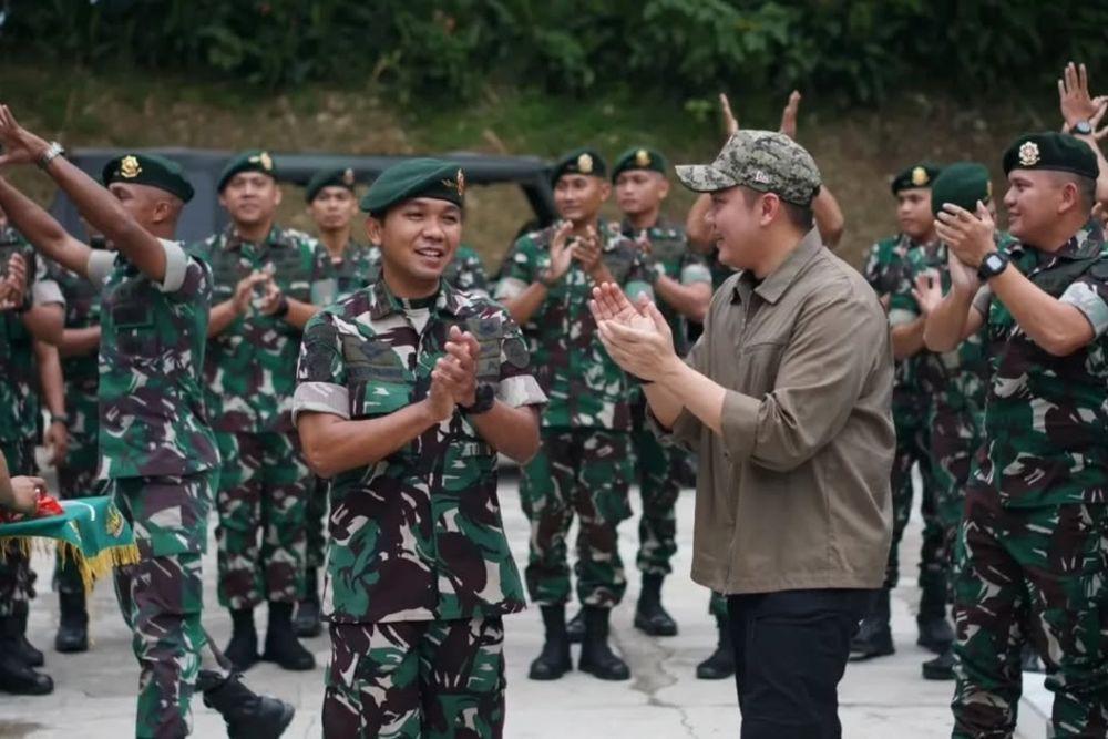 Ini Kata Mabes TNI AD soal Kehadiran Letkol Teddy di Acara Yonif 328
