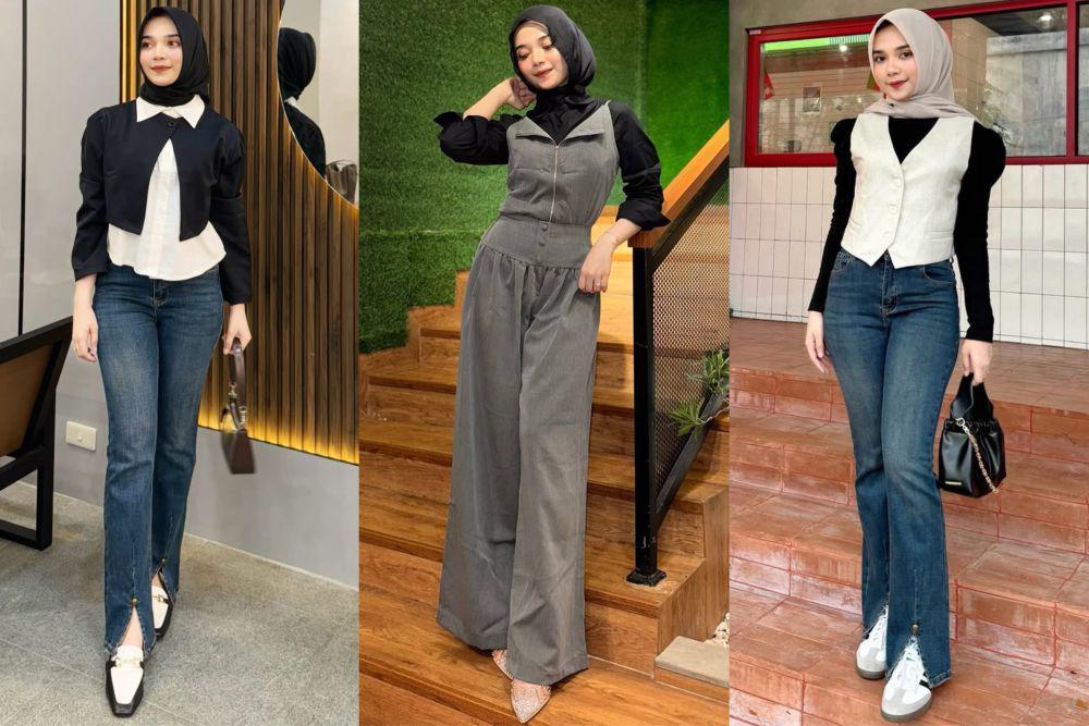 8 Ide OOTD Smart Casual ala Yowanda Firdausi, Vest hingga Jumpsuit!