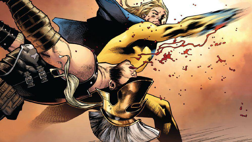 The Sentry vs Ares (dok. Marvel Comics/Siege)