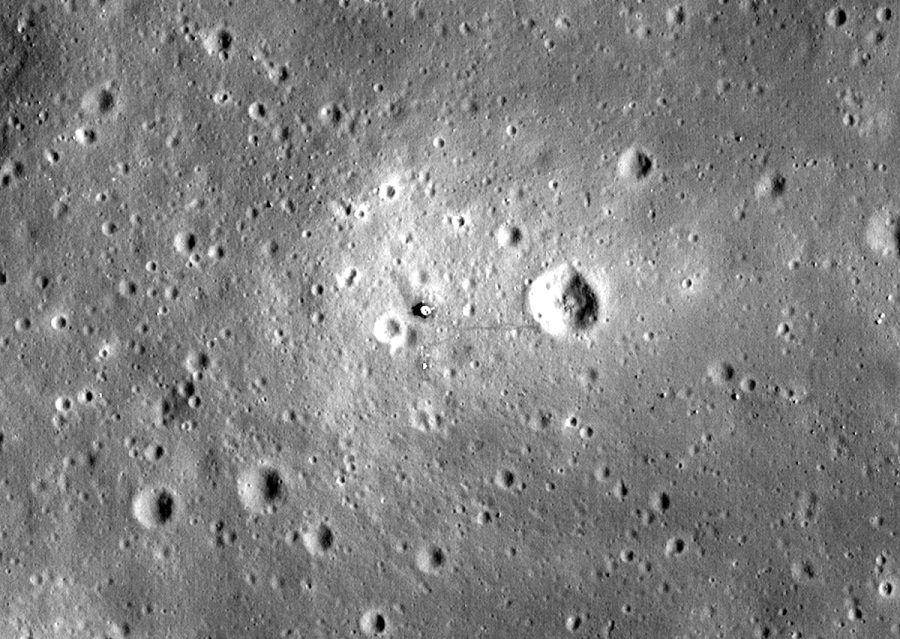 potret Mare Tranquillitatis yang diambil dari Lunar Reconnaissance Orbiter (NASA.com/NASA)